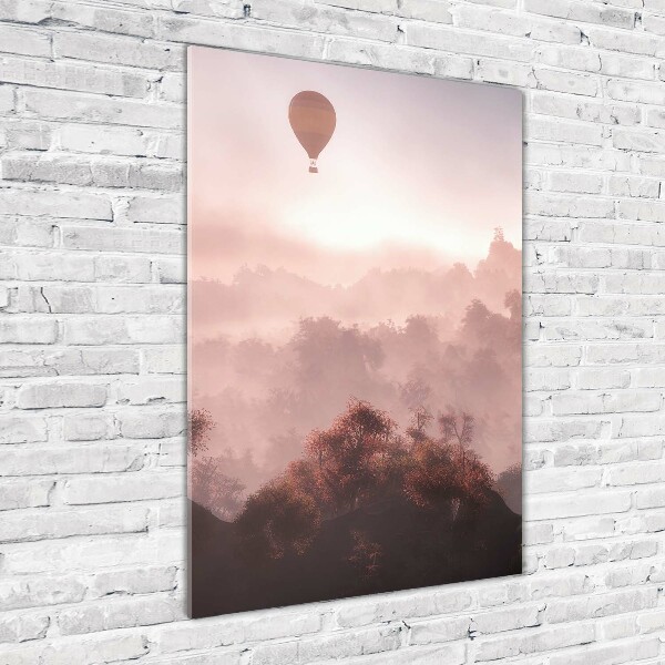 Wall art acrylic Flying forest balloon