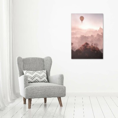 Wall art acrylic Flying forest balloon