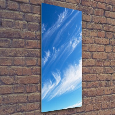 Acrylic wall art Clouds in the sky