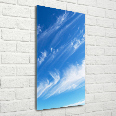 Acrylic wall art Clouds in the sky