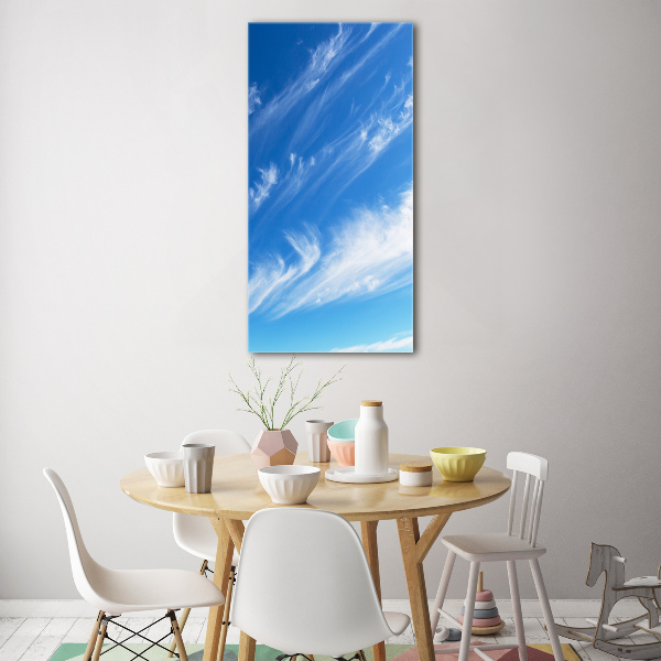 Acrylic wall art Clouds in the sky