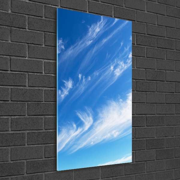 Acrylic wall art Clouds in the sky