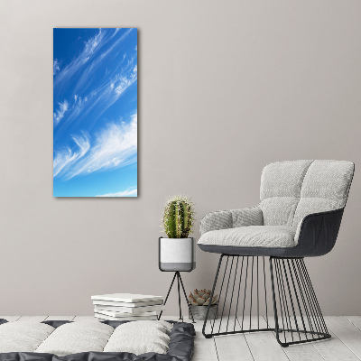 Acrylic wall art Clouds in the sky