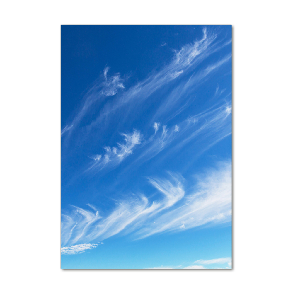 Acrylic wall art Clouds in the sky