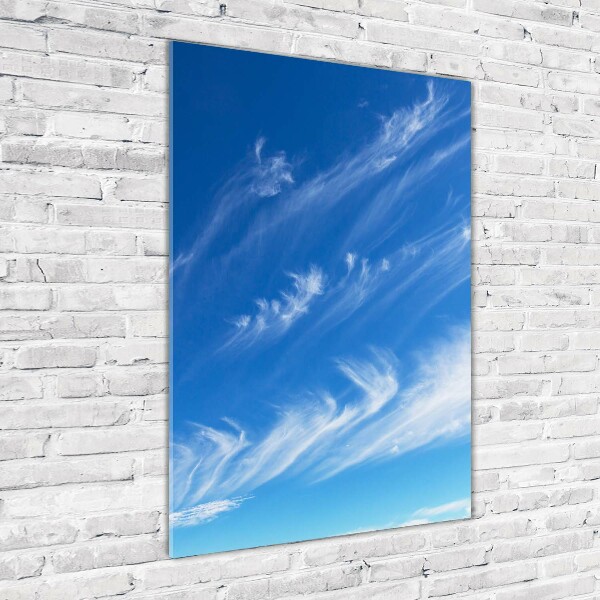 Acrylic wall art Clouds in the sky