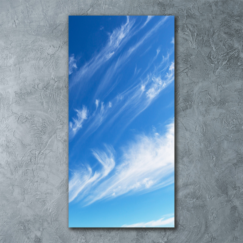 Acrylic wall art Clouds in the sky