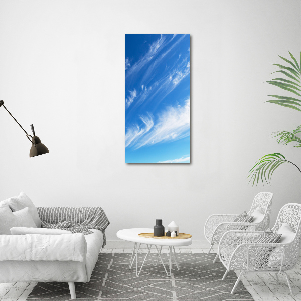 Acrylic wall art Clouds in the sky