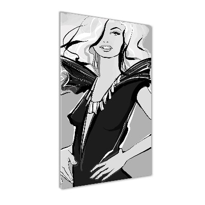 Acrylic glass print Fashion illustration