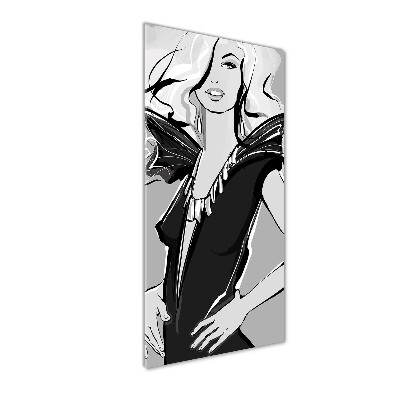 Acrylic glass print Fashion illustration