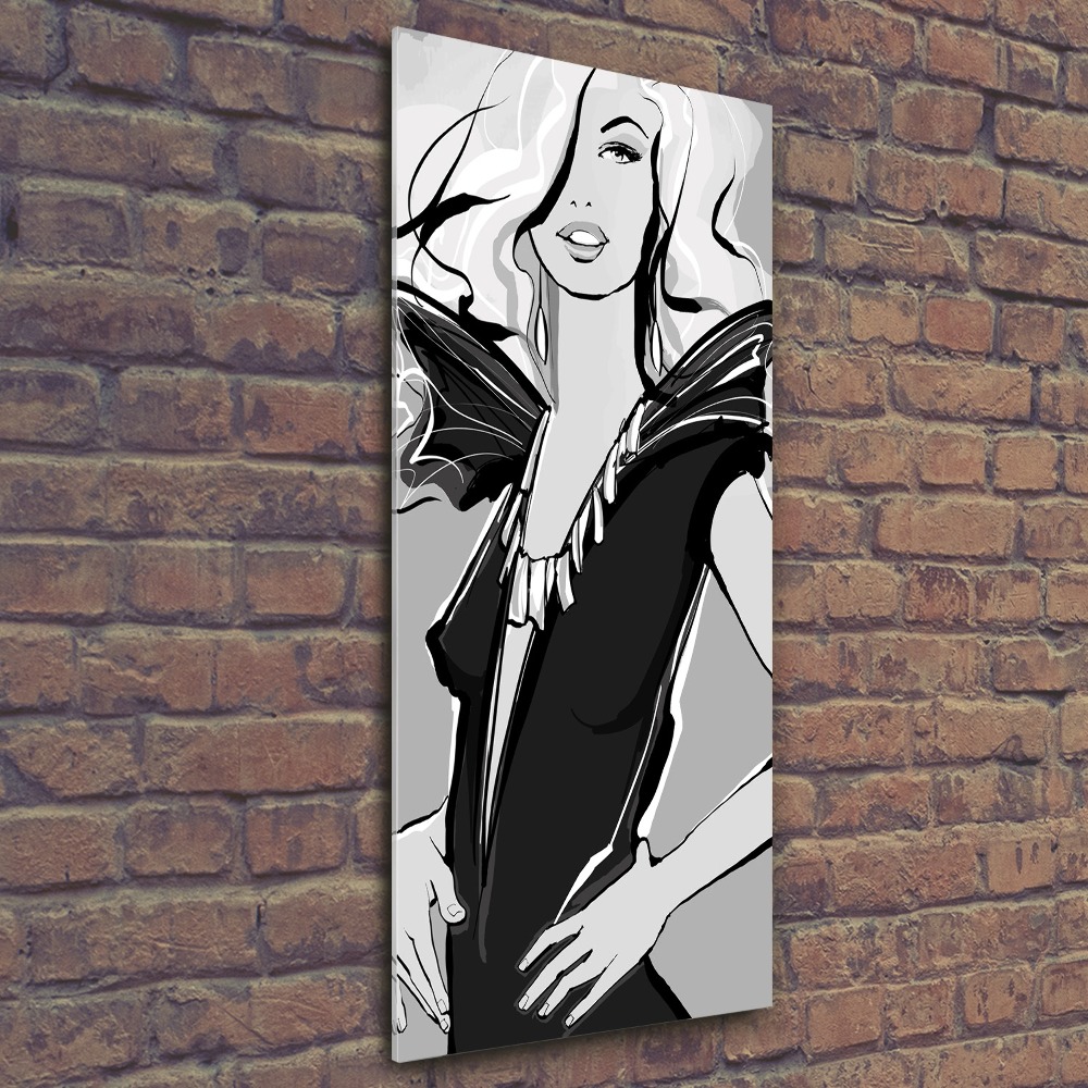 Acrylic glass print Fashion illustration