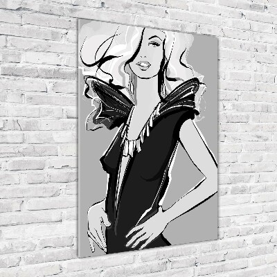 Acrylic glass print Fashion illustration