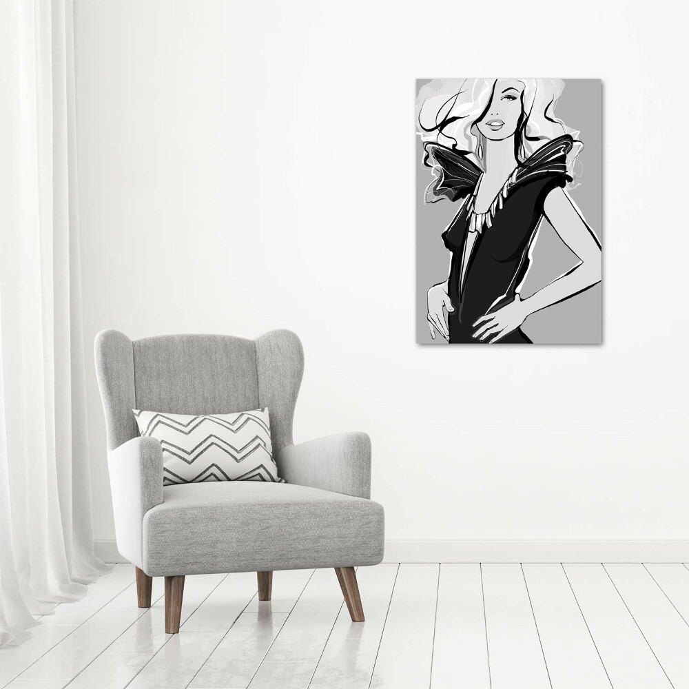 Acrylic glass print Fashion illustration