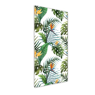 Print on acrylic Tropical leaves