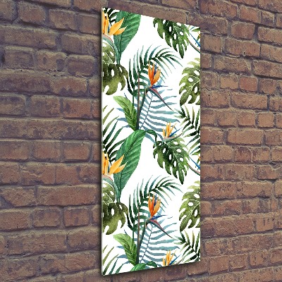 Print on acrylic Tropical leaves