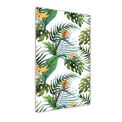 Print on acrylic Tropical leaves