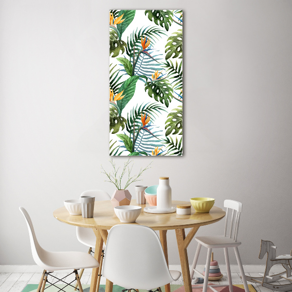 Print on acrylic Tropical leaves