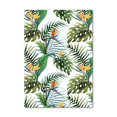 Print on acrylic Tropical leaves