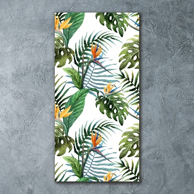 Print on acrylic Tropical leaves