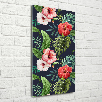 Print on acrylic Hawaiian pattern