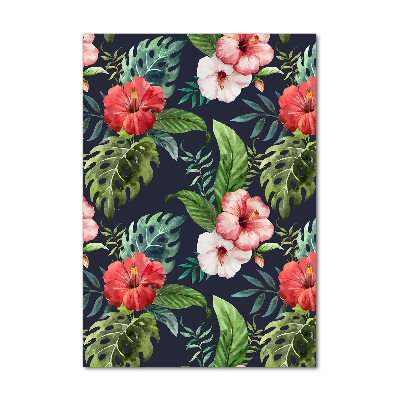 Print on acrylic Hawaiian pattern