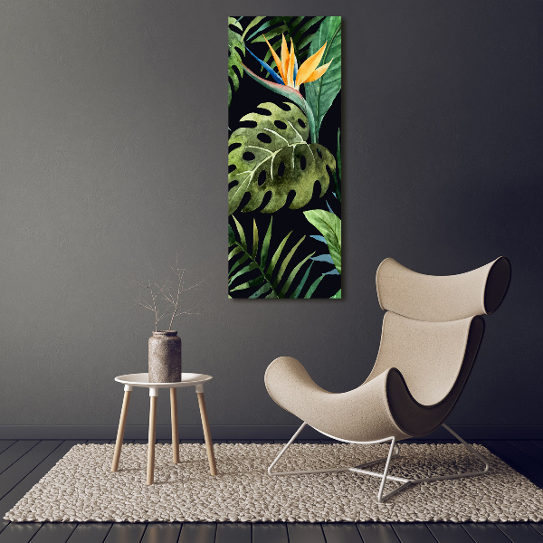 Wall art acrylic Hawaiian pattern