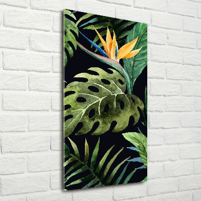 Wall art acrylic Hawaiian pattern