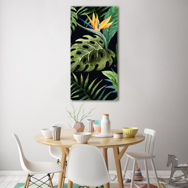 Wall art acrylic Hawaiian pattern