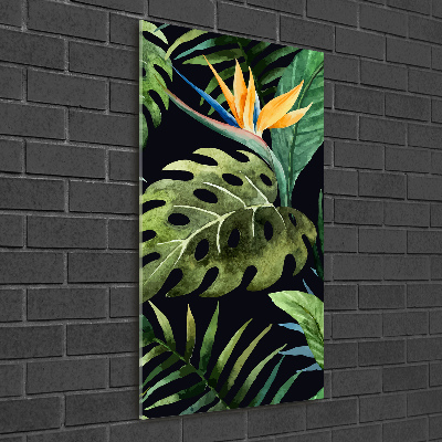 Wall art acrylic Hawaiian pattern