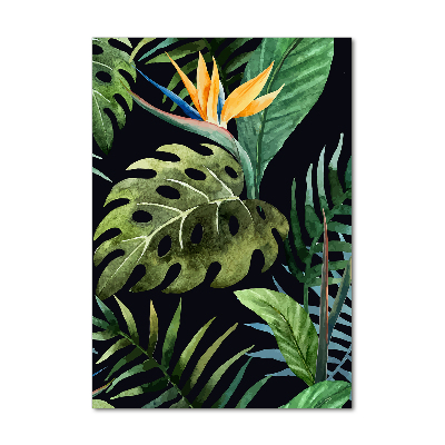 Wall art acrylic Hawaiian pattern