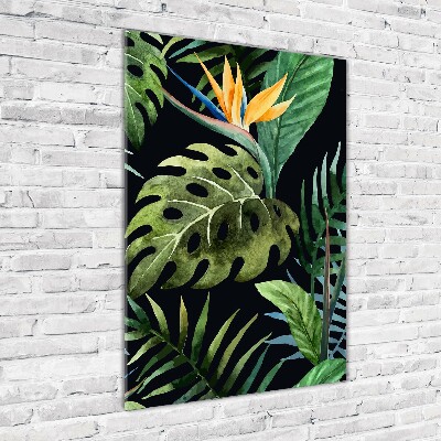 Wall art acrylic Hawaiian pattern