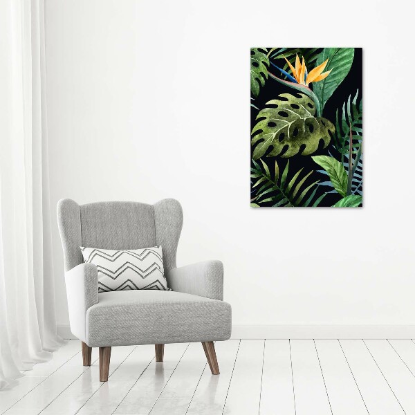 Wall art acrylic Hawaiian pattern