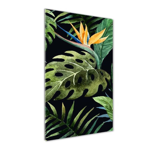 Wall art acrylic Hawaiian pattern