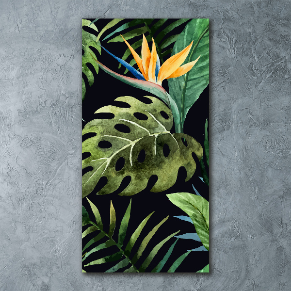 Wall art acrylic Hawaiian pattern