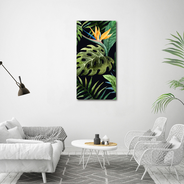 Wall art acrylic Hawaiian pattern