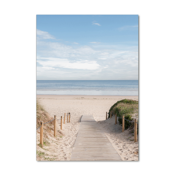 Acrylic wall art Path to the beach