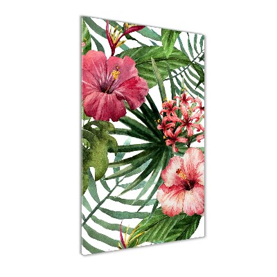 Wall art acrylic Hawaiian pattern