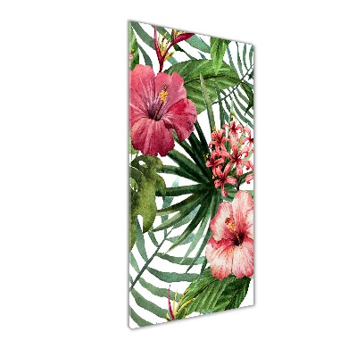 Wall art acrylic Hawaiian pattern