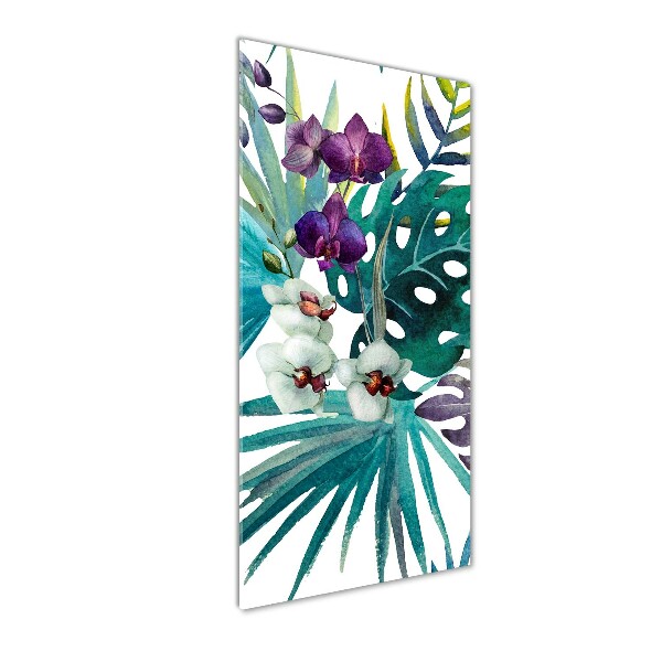 Wall art acrylic Hawaiian pattern