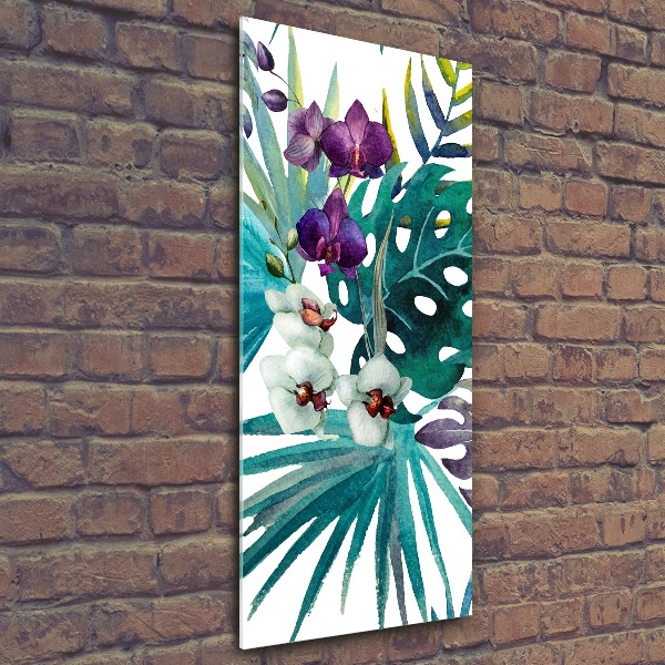 Wall art acrylic Hawaiian pattern