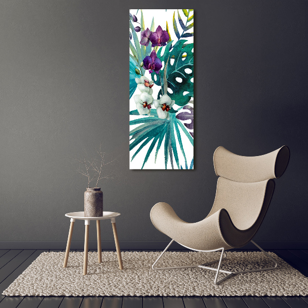 Wall art acrylic Hawaiian pattern