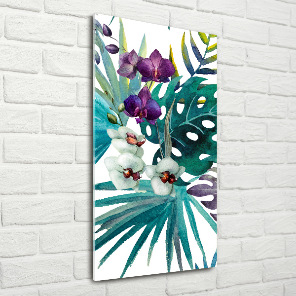 Wall art acrylic Hawaiian pattern