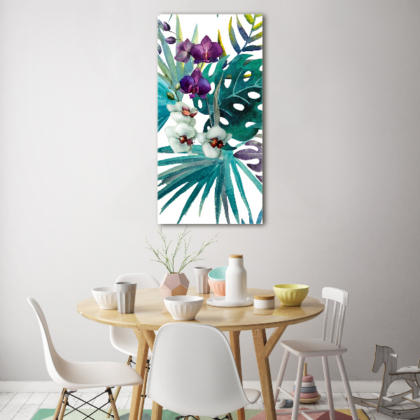 Wall art acrylic Hawaiian pattern