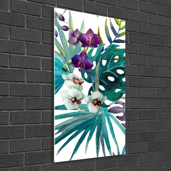 Wall art acrylic Hawaiian pattern