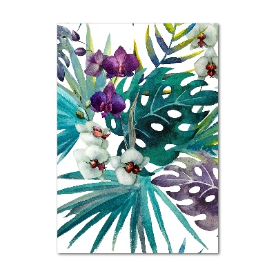 Wall art acrylic Hawaiian pattern