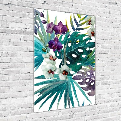 Wall art acrylic Hawaiian pattern