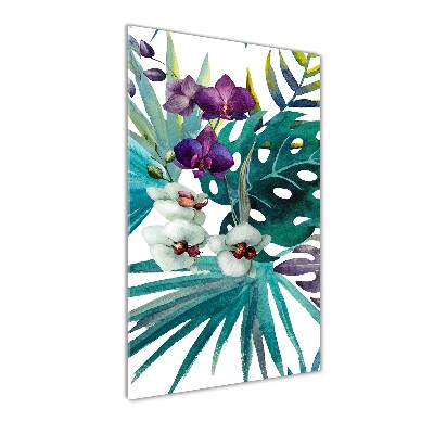 Wall art acrylic Hawaiian pattern