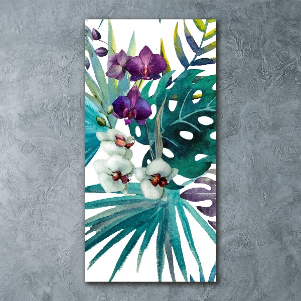 Wall art acrylic Hawaiian pattern