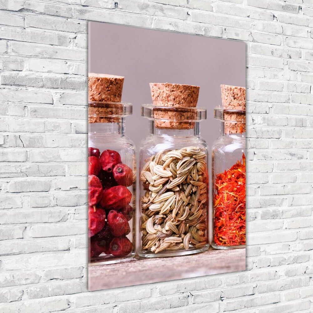 Wall art acrylic Colorful spices