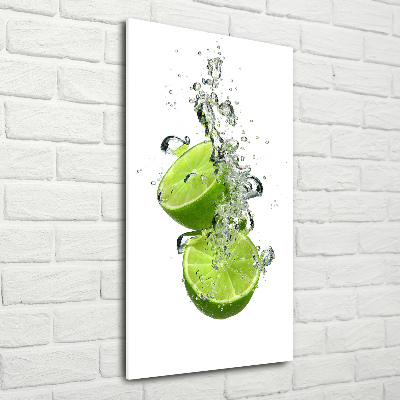 Acrylic wall art Lime