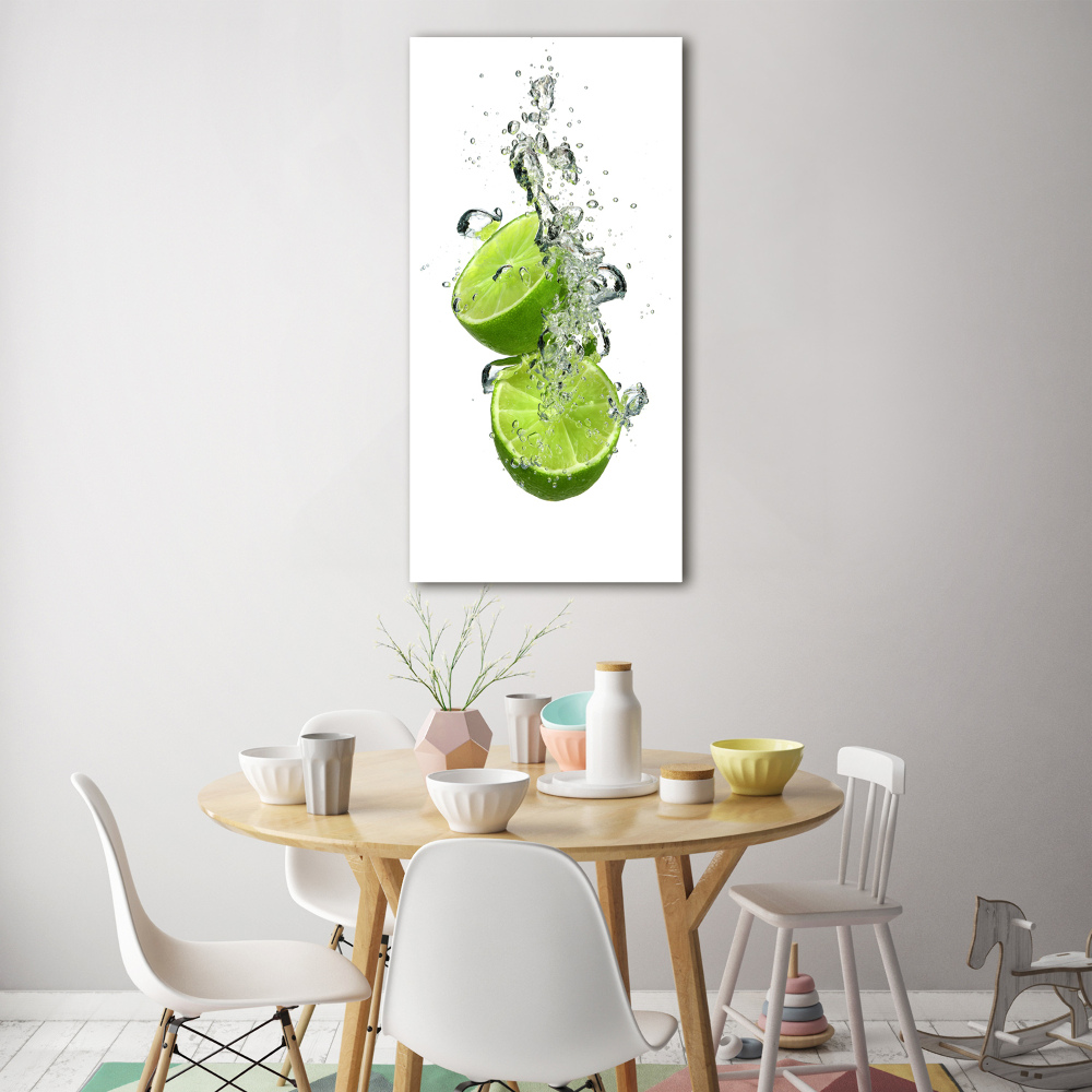 Acrylic wall art Lime